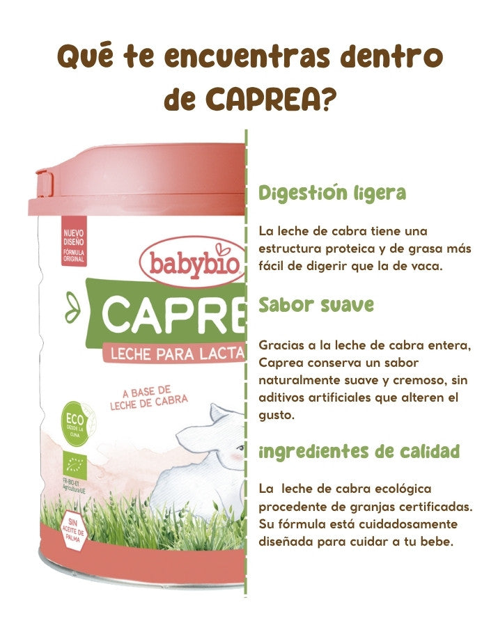 Leche de Cabra BIO Caprea 1 Babybio 800g