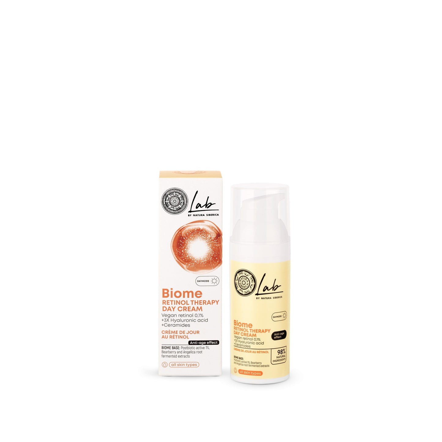 Crema de día facial retinol Natura Siberica 50 ml