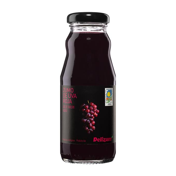 Zumo de Uva roja ecológico Delizum 1 Litro