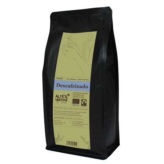Café décaféiné en grains BIO Alternativa3 1 kg