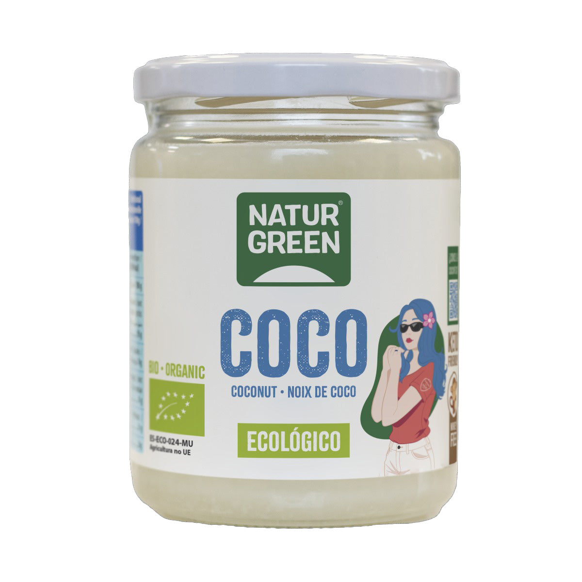 Pack 2 x Graisse de coco Bio NaturGreen