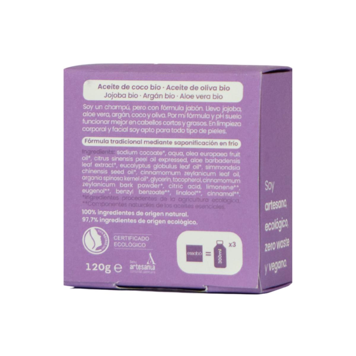 Champú Sólido Eco, 120g Essabó