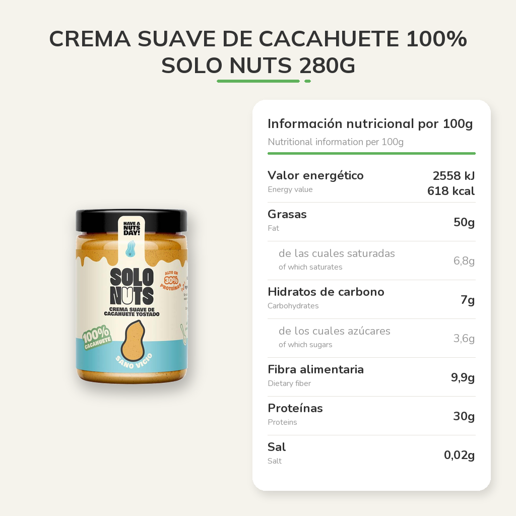Información nutricional