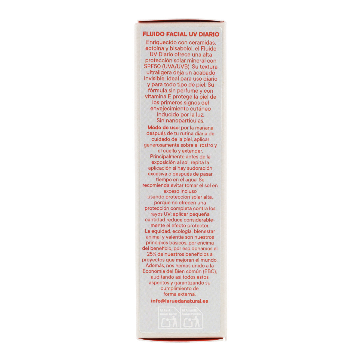 Dagelijkse gezichtscrème UV SPF50 I+M 30 ml