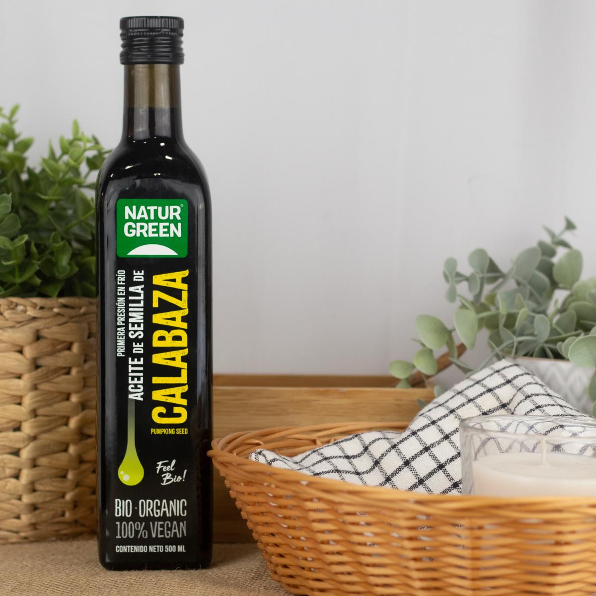 Aceite de semillas de calabaza BIO NaturGreen 500 ml