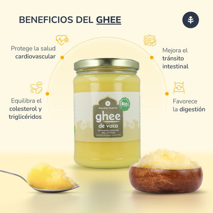 Ghee mantequilla clarificada ECO Planeta Huerto 500 g