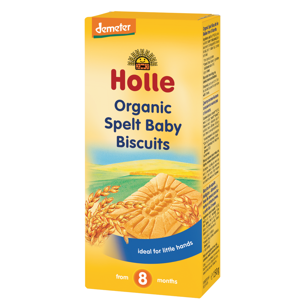 Biologische speltkoekjes voor kinderen (vanaf 8 maanden), Holle, 150 g