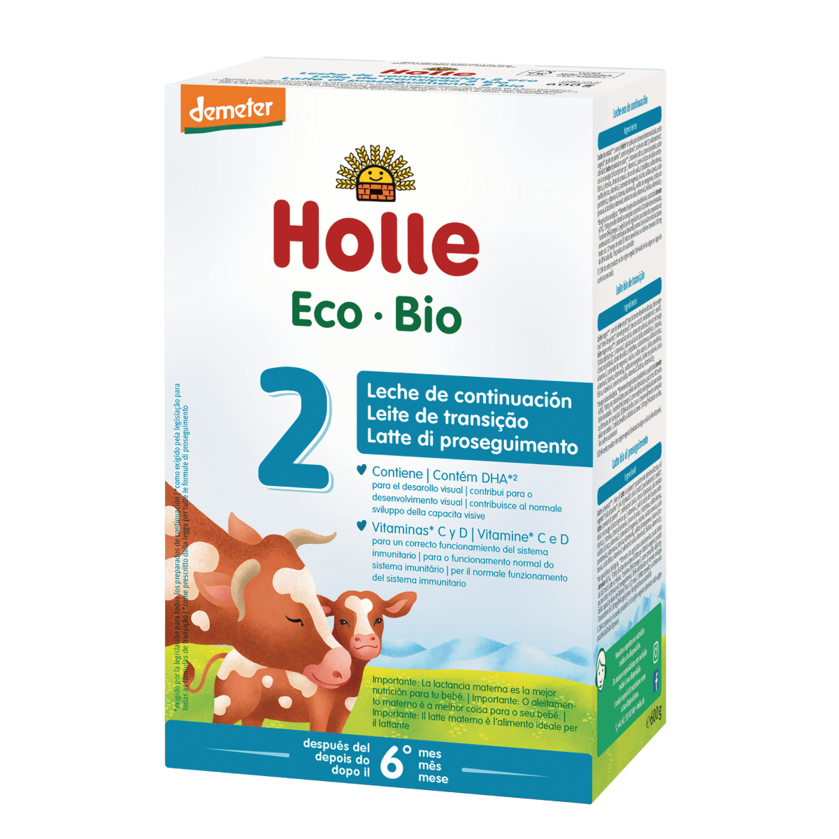Volgmelk nr. 2 (+6 maanden) Biologisch Holle 600 g