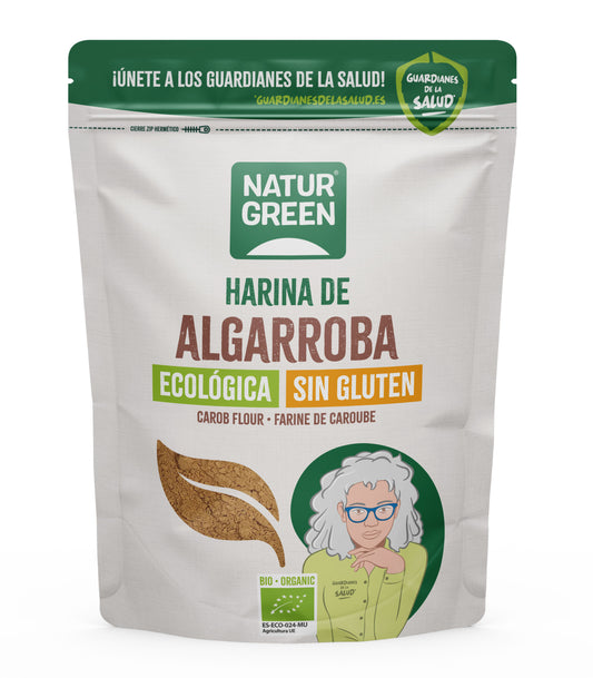 Farine de caroube bio sans gluten NaturGreen 500 g