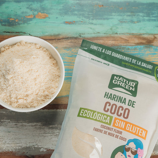 Farine de noix de coco bio sans gluten NaturGreen 500 g