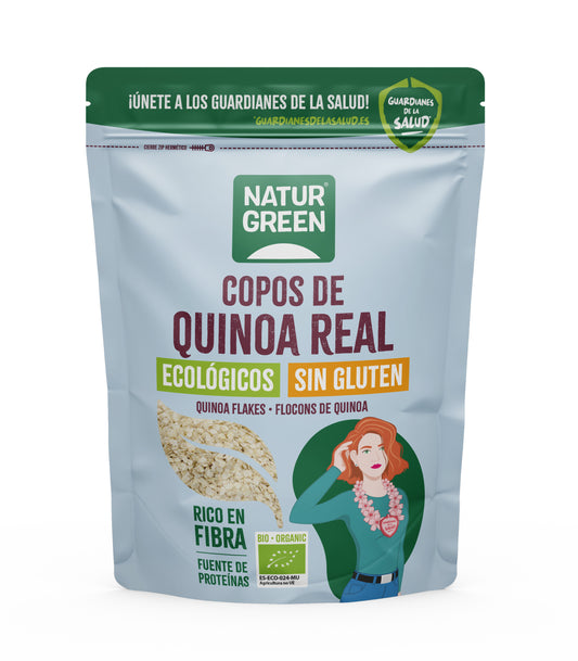 Flocons de quinoa royal bio sans gluten NaturGreen 200 g