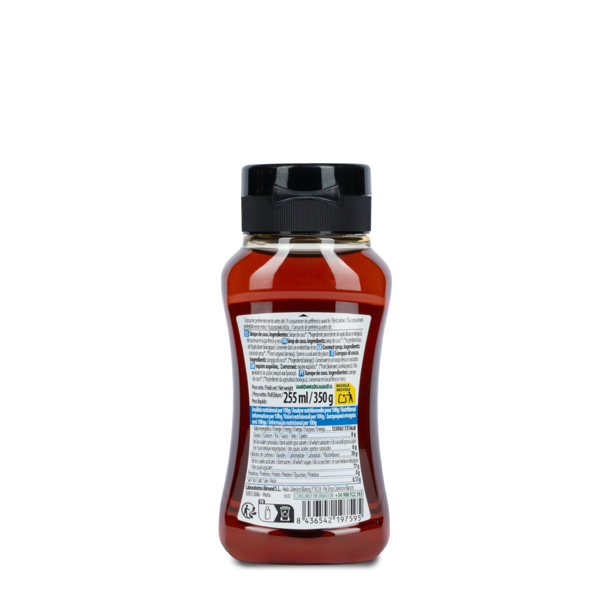 Biologische kokossiroop Naturgreen 255 ml / 350 g