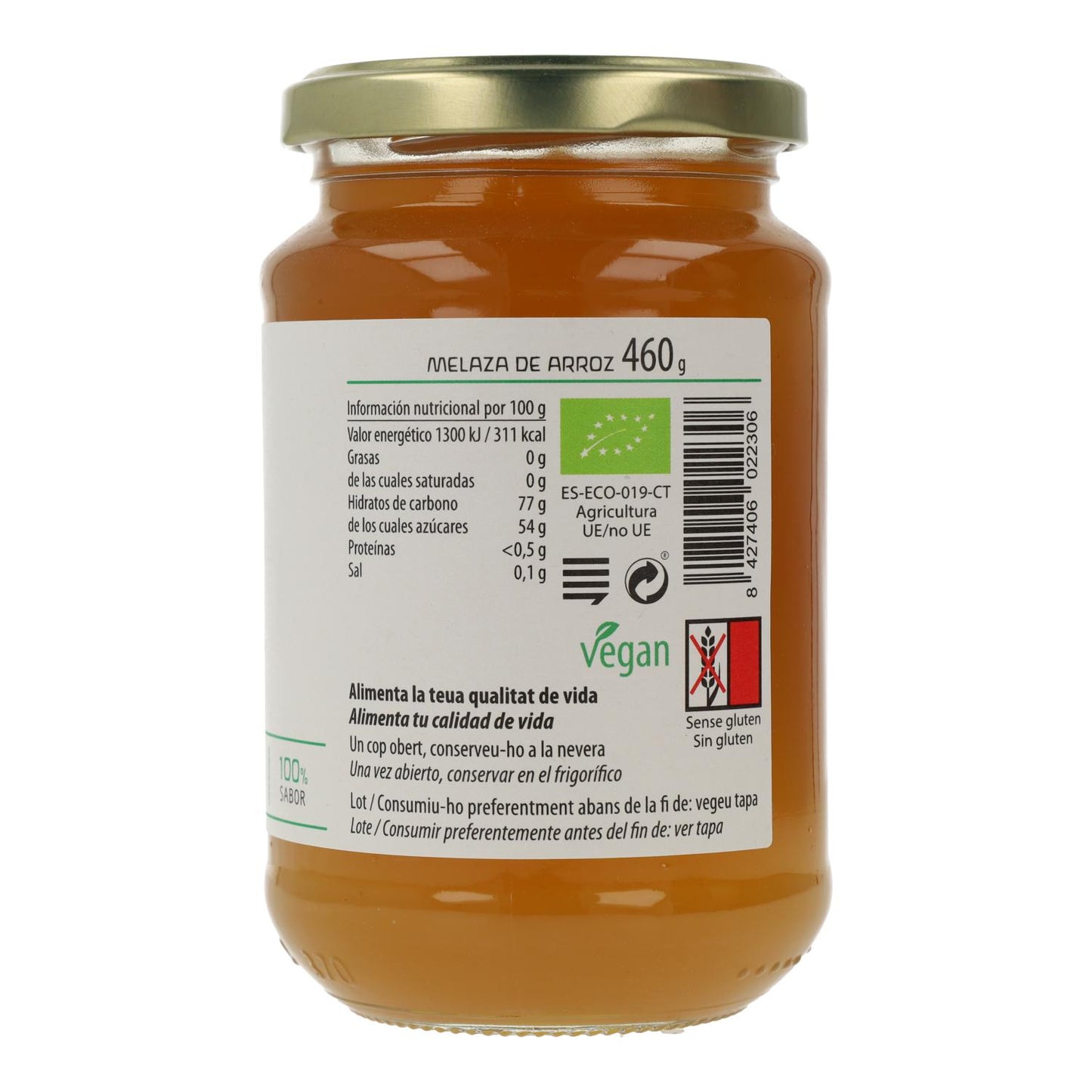 Melaza de arroz Cal Valls 450 g