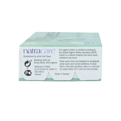 Salvaslip ultra fino algodón eco 100% Natracare 22 Uds