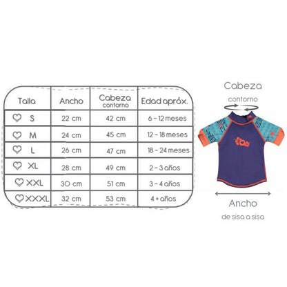 Camiseta baño UV Albatross  XXL