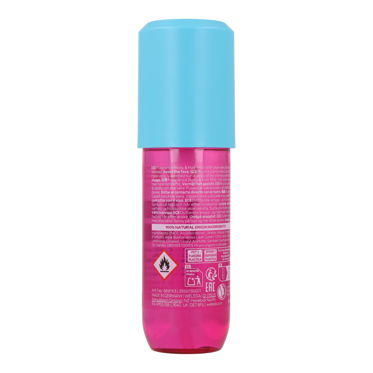 Bruma Parfumée Corps & Cheveux Tropical Crush Weleda 95 ml