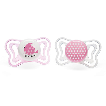 Chupete Physio Light silicona 2-6m 2ud Chicco Rosa