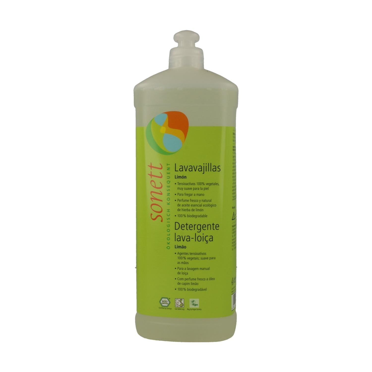 Lavavajillas líquido a mano limón Sonett 5 L