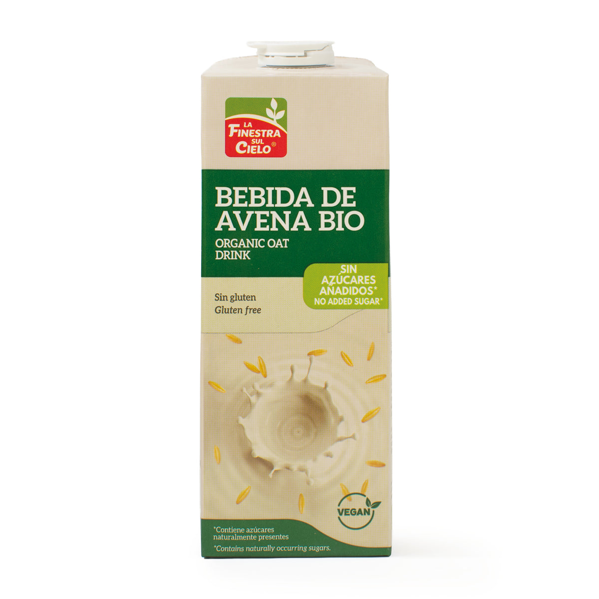 Pack 6 x Boisson à l'avoine sans gluten La Finestra Sul Cielo 1 L