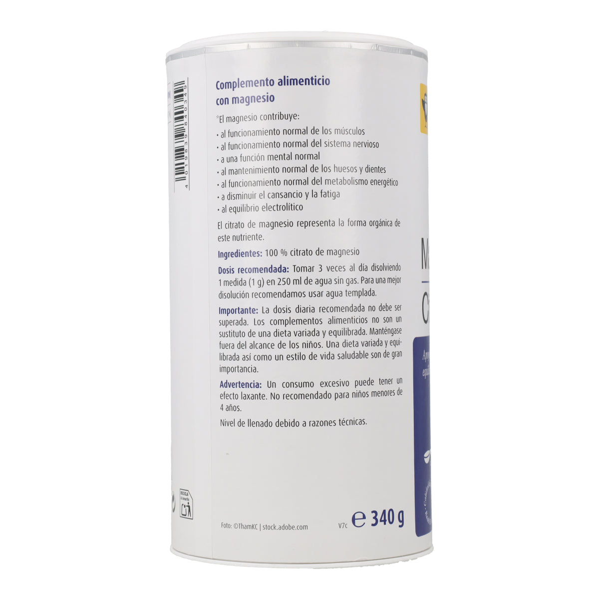 Magnesiumcitraatpoeder Raab 340 g