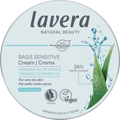 Crème visage &amp; corps Sentitiv Bio Lavera 150 ml