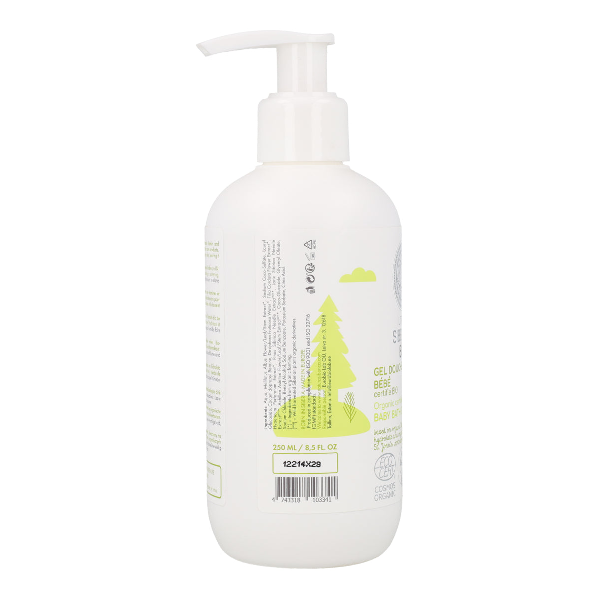 Gel douche pour enfants Natura Sibérica 250 ml