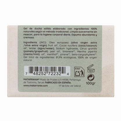 Gel douche solide BIO Buenos Días Matarrania 120 ml