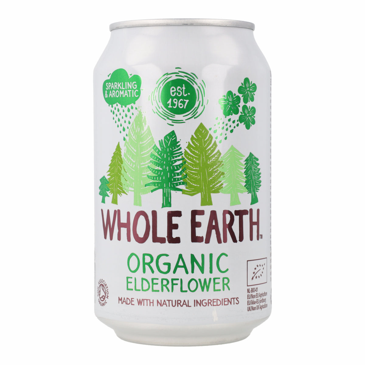Biologische frisdrank van vlierbes Whole Earth 330 ml