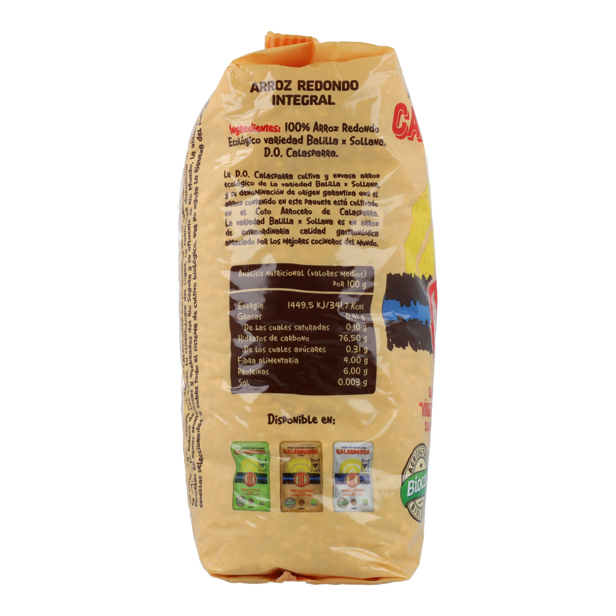 Biologische Calasparra-volkorenrijst Biocop 1 kg