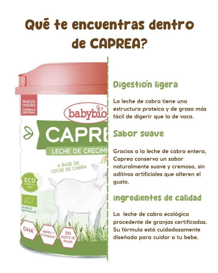 Leche de Cabra BIO Caprea 3 Babybio 800g