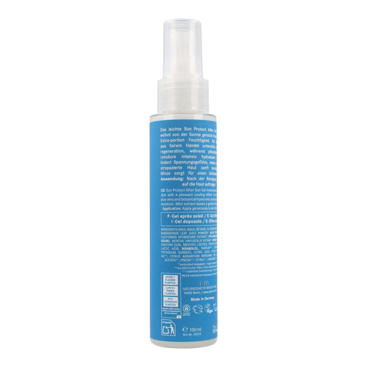 After Sun Gel Natuurlijke verzorging I+M 100 ml