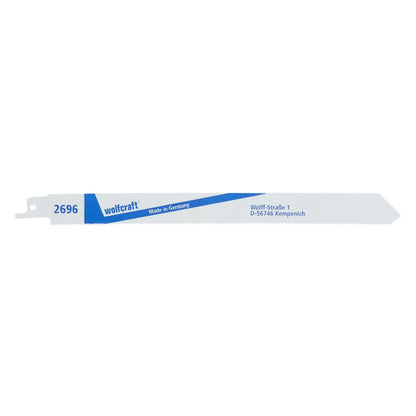 Pack de 2 hojas de sierra de sable BIMETAL cortes finos, longitud dentada 210 mm