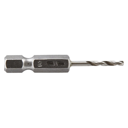 1 Broca espiral para metal HSS con vástagos hexagonales Wolfcraft Ø 5 mm 52 mm 99 mm