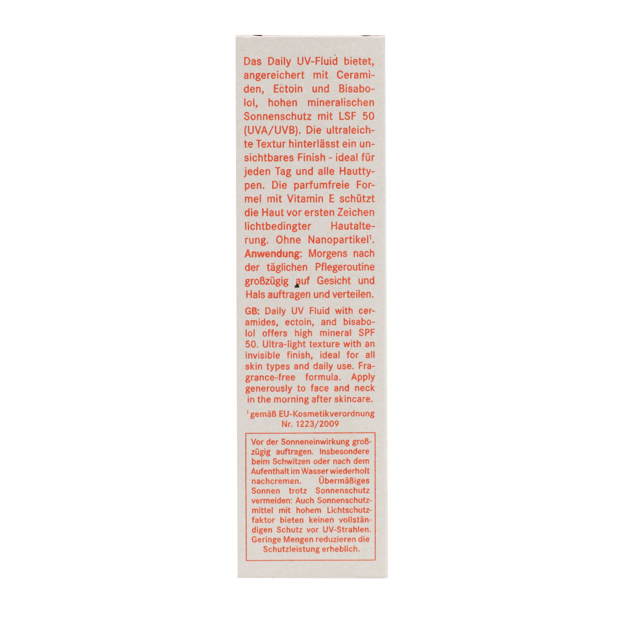 Dagelijkse gezichtscrème UV SPF50 I+M 30 ml