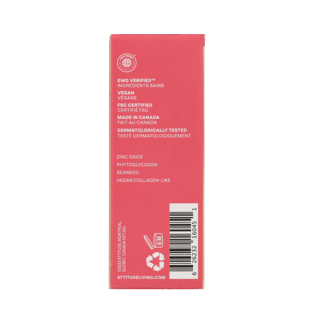 Oceanly - PHYTO-SUN Baume à lèvres teinté SPF 30 - Baby Rose, Attitude, 8,5 g