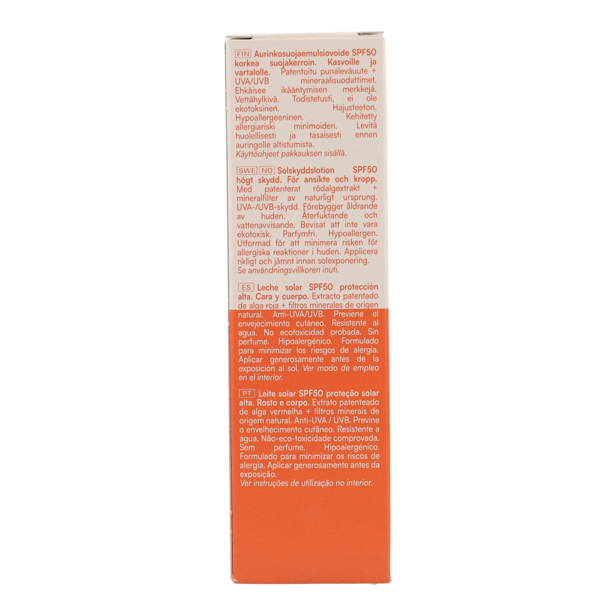 Lotion solaire pour le corps SPF 50 Laboratoires Biarritz 100 ml