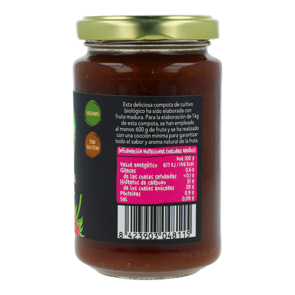 Compote de framboises Biocop 280 g