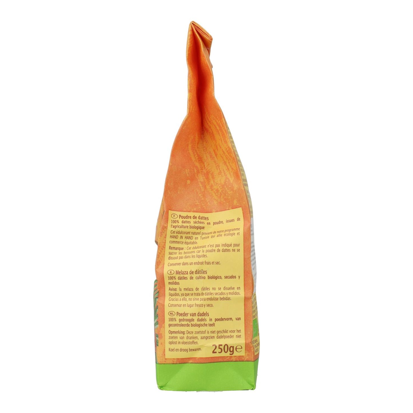 Dátil Seco y molido Endulzante Rapunzel, 250 g