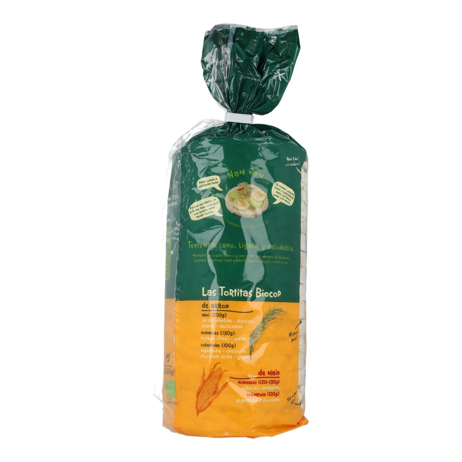 Tortitas de Arroz con Multicereales Bio Biocop 200 g