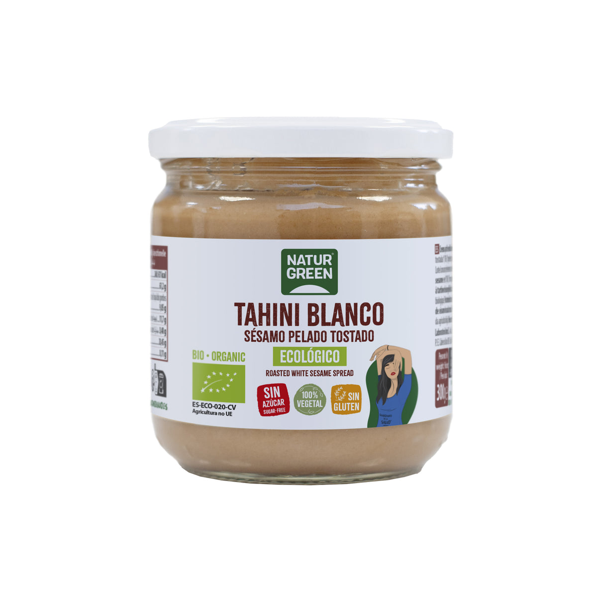 Crème de tahini blanc sans gluten Naturgreen 300 g