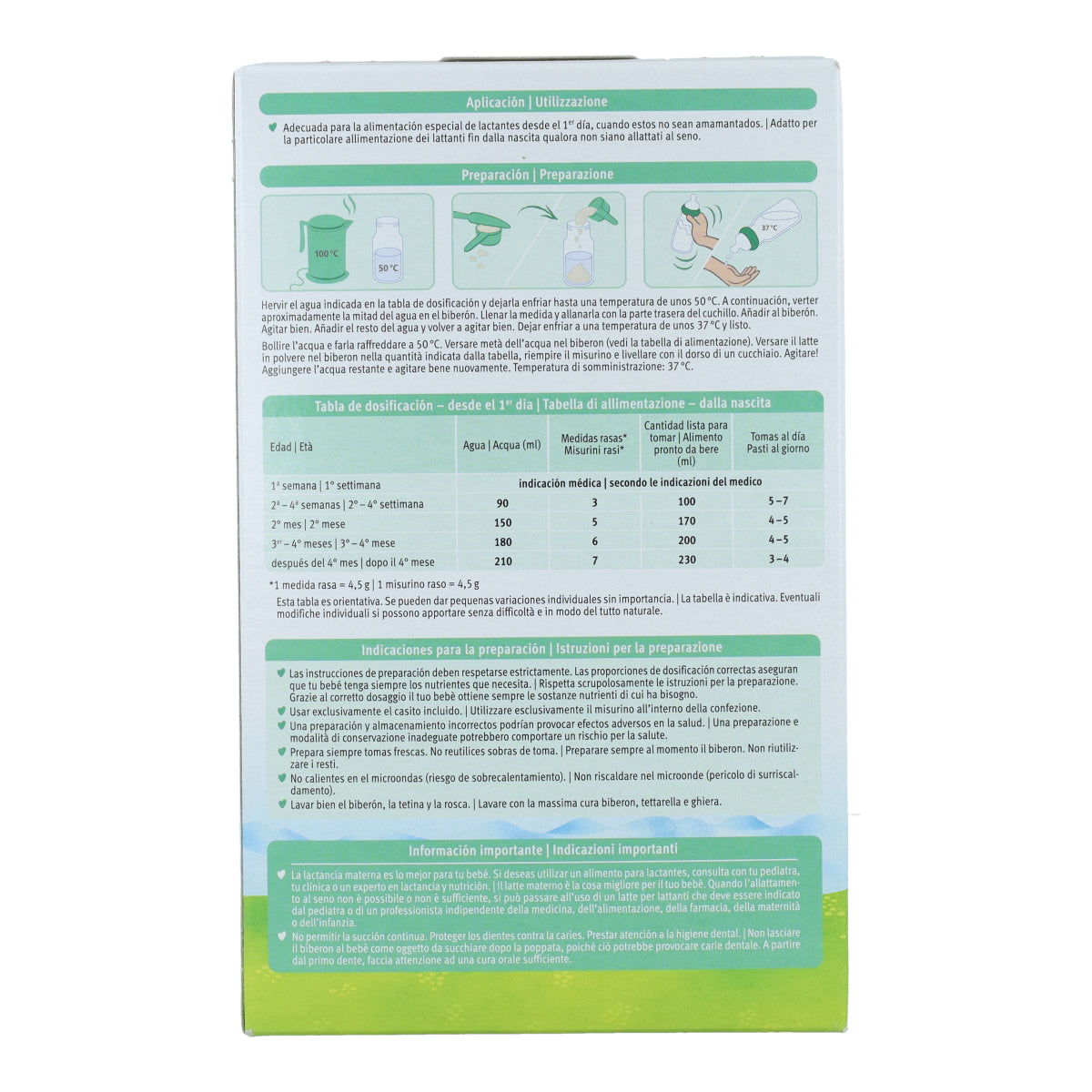 Lait de chèvre pour nourrissons Formule 1 biologique Demeter Holle 400 g