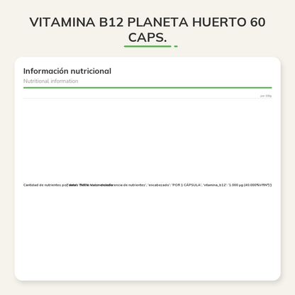 Información nutricional