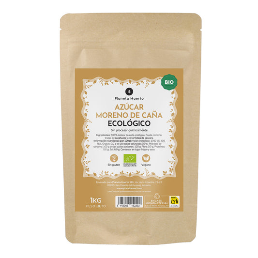 Azúcar moreno de caña ECO Planeta Huerto 1 kg