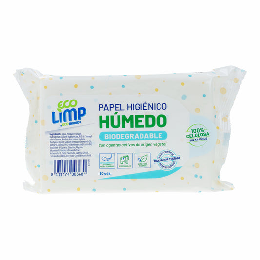 Vochtig toiletpapier Mimidu ECO 60 stuks