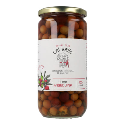 Arbequina-olijven ECO Cal Valls 720 g
