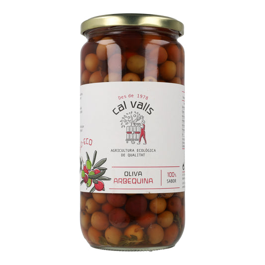 Arbequina-olijven ECO Cal Valls 720 g