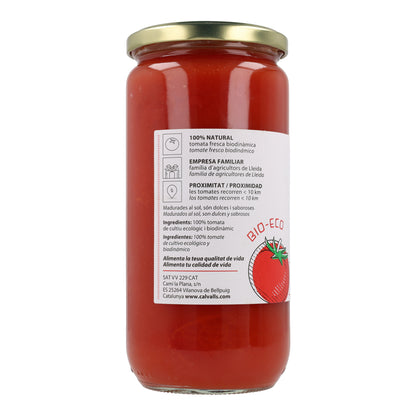 Tomates pelées entières ECO Cal Valls 660 g