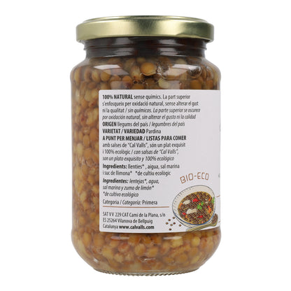 Lentilles cuites ECO Cal Valls 250 g