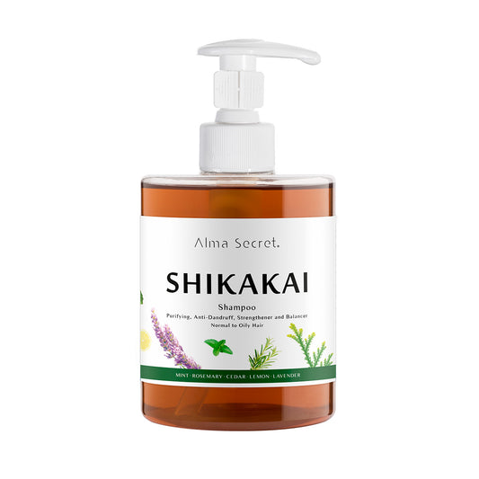 Shampooing Shikakai (chute, pellicules et dermatite) Alma Secret 500 ml