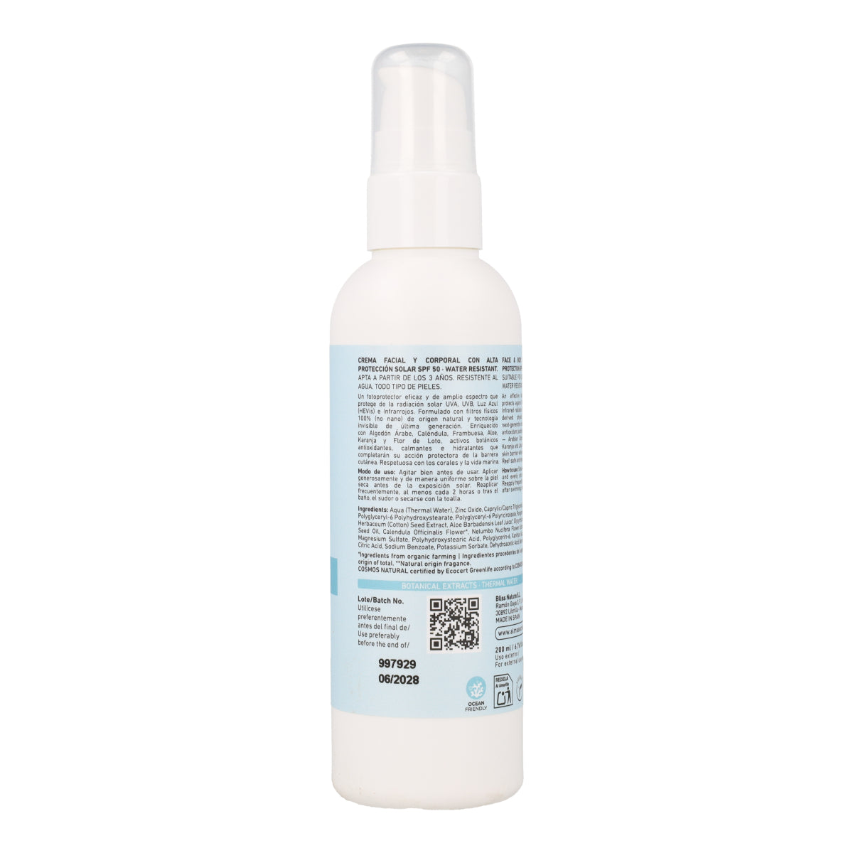 Crème solaire SPF 50 Alma Secret  200 ml